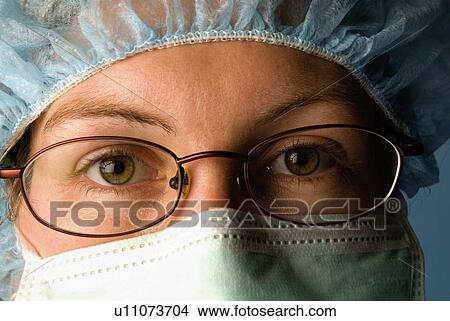 Nurse's eyes View Large Photo Image Picture - Nurse's eyes. Fotosearch