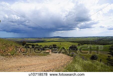 Stock Photo - Outback dirt road. Fotosearch