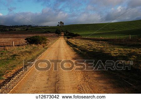 Stock Image - Outback road. Fotosearch