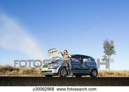 Stock Photo - Over heated car radiator. Fotosearch