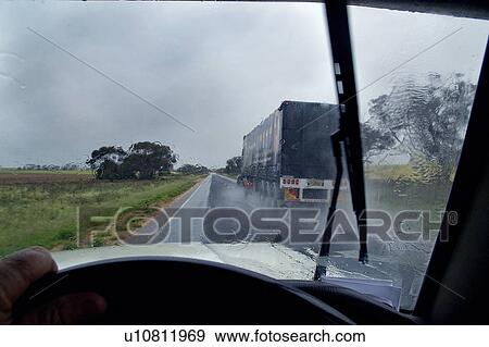 Stock Photo - Passing truck. Fotosearch