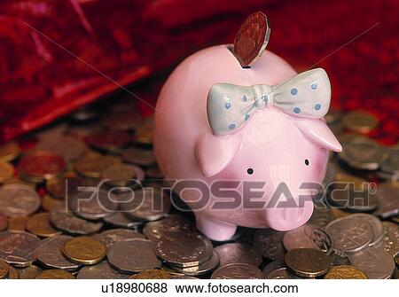 Piggy bank View Large Photo Image Stock Photo - Piggy bank. Fotosearch