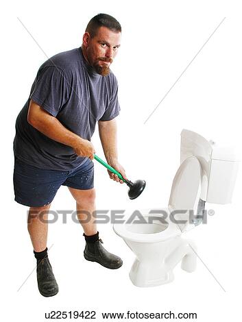 Stock Image - Plumber. Fotosearch