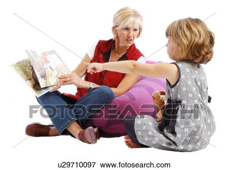 Stock Photo - Pre-school teacher. Fotosearch