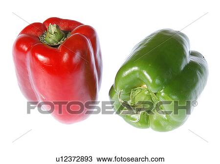 Red and green pepper View Large Photo Image Stock Image - Red and green pepper. Fotosearch