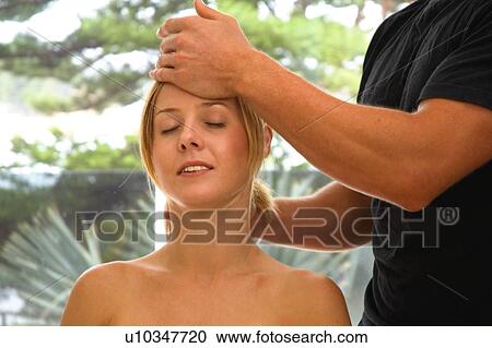 Stock Image - Remedial massage. Fotosearch