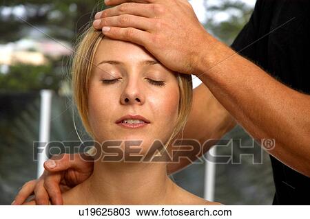 Stock Image - Remedial massage. Fotosearch