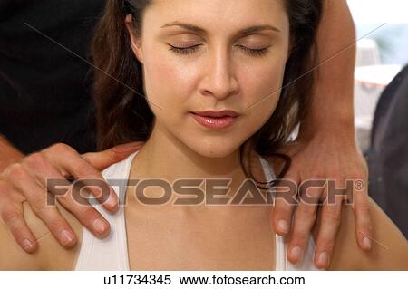Stock Photography - Remedial massage. Fotosearch