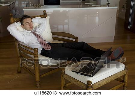 Stock Image - Rest after work. Fotosearch