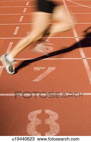 Stock Image - Running legs. Fotosearch