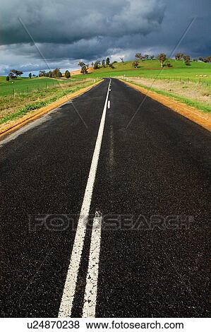 Stock Photo - Rural road. Fotosearch