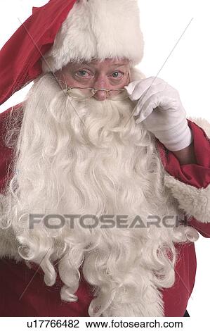 Stock Image - Santa's face. Fotosearch