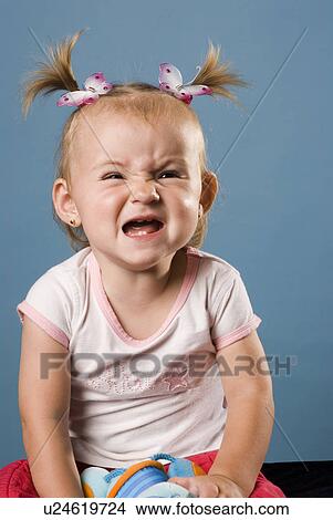 Picture - screaming baby. Fotosearch