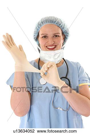 Scrub nurse View Large Photo Image Stock Image - Scrub nurse. Fotosearch