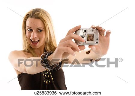 Stock Photograph - Self portrait. Fotosearch