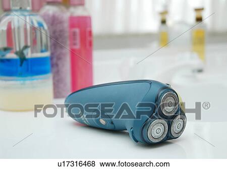 Shaver in the bathroom View Large Photo Image Stock Photo - Shaver in the bathroom. Fotosearch