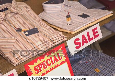 Stock Photo - Shirt sale. Fotosearch