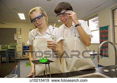Students in science lab View Large Photo Image Stock Photo - Students in science lab. Fotosearch