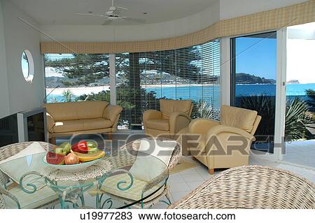 Stock Image - Sun room. Fotosearch