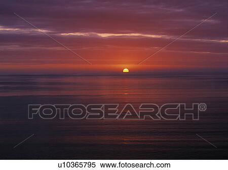 Stock Photography - Sunset beach. Fotosearch
