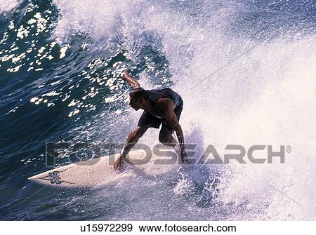 Stock Photo - Surf rider. Fotosearch