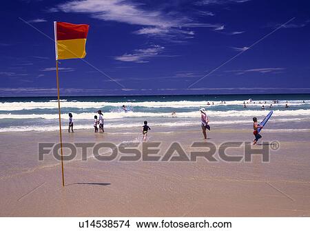 Picture - Surfers Paradise Beach. Fotosearch