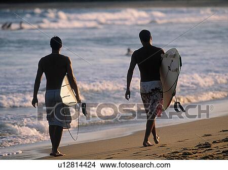 Surfers View Large Photo Image Picture - Surfers. Fotosearch