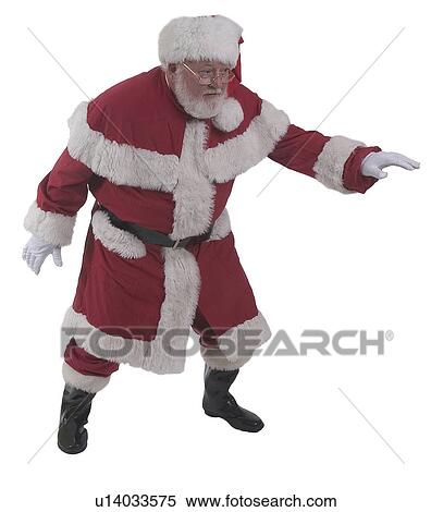 Stock Photography - Surfing Santa. Fotosearch