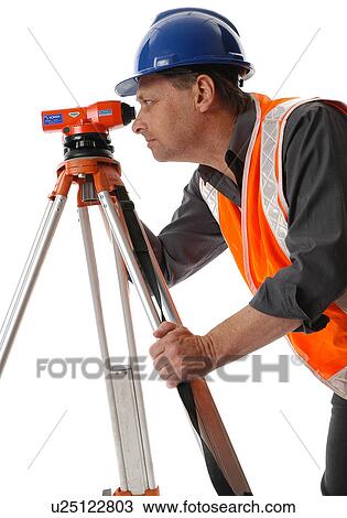 Stock Image - Surveyor. Fotosearch