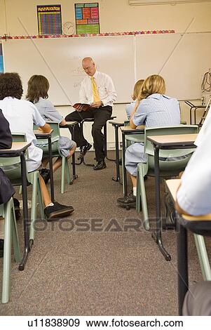 Teacher teaching View Large Photo Image Stock Photo - Teacher teaching. Fotosearch