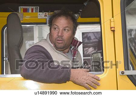 Truck driver View Large Photo Image Stock Image - Truck driver. Fotosearch
