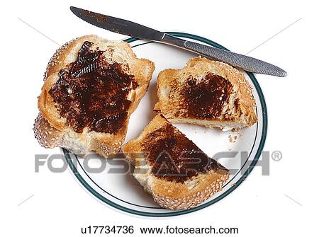 Stock Photograph - Vegemite on toast. Fotosearch