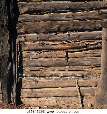 Stock Image - Vintage wooden wall. Fotosearch