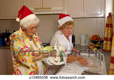 Washing up after Christmas View Large Photo Image Stock Photograph - Washing up after Christmas. Fotosearch