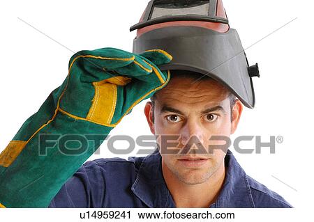Stock Image - Welder. Fotosearch
