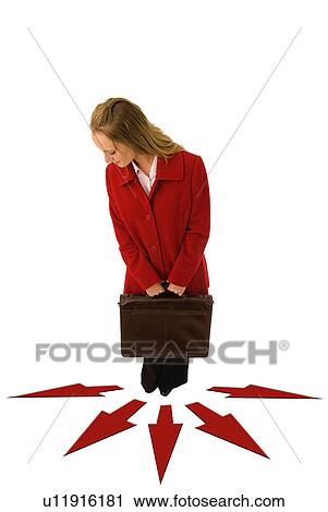 Stock Image - Which direction?. Fotosearch