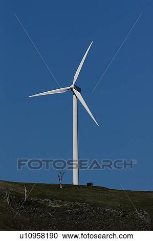 Stock Image - Wind turbine. Fotosearch