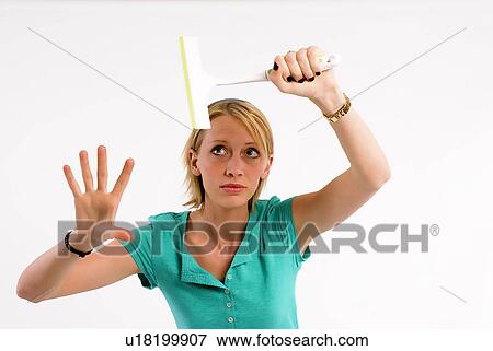 Stock Photo - Window cleaning. Fotosearch