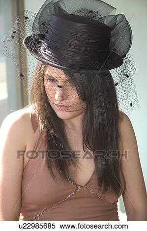 Woman at Melbourne Cup Day View Large Photo Image Stock Photography - Woman at Melbourne Cup Day. Fotosearch