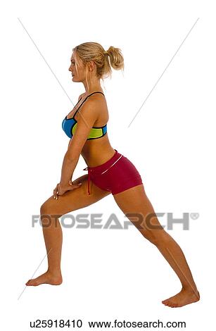 Woman exercising View Large Photo Image Stock Image - Woman exercising. Fotosearch