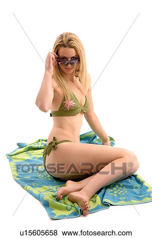 Stock Photo - Woman in bikini. Fotosearch