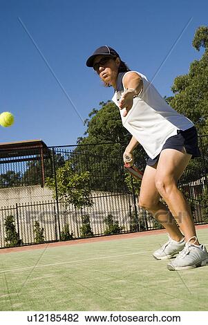 Woman tennis player View Large Photo Image Stock Image - Woman tennis player. Fotosearch