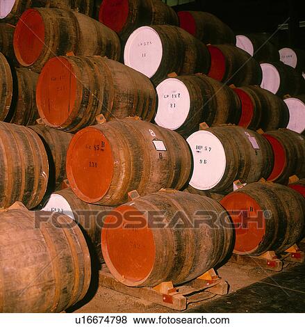 Wooden barrels View Large Photo Image Stock Photo - Wooden barrels. Fotosearch