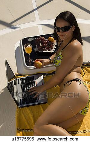 Stock Photography - Working vacation. Fotosearch