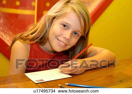 Picture - Writing a letter. Fotosearch