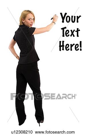 Stock Image - Writing on a whiteboard. Fotosearch