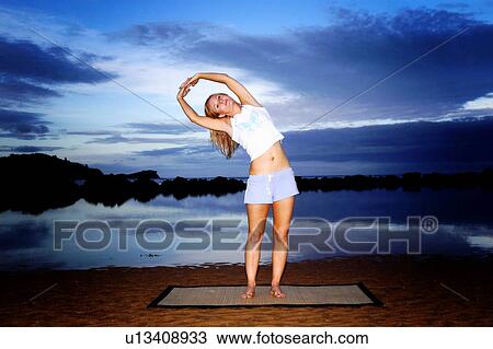 Stock Image - Yoga. Fotosearch