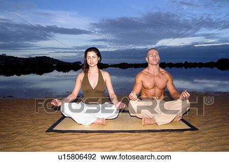 Stock Image - Yoga. Fotosearch