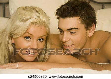 Stock Image - Young lovers. Fotosearch