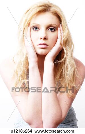 Picture - Young woman. Fotosearch